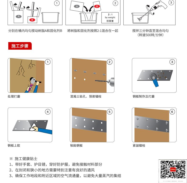 包钢苏尼特右粘钢加固施工过程